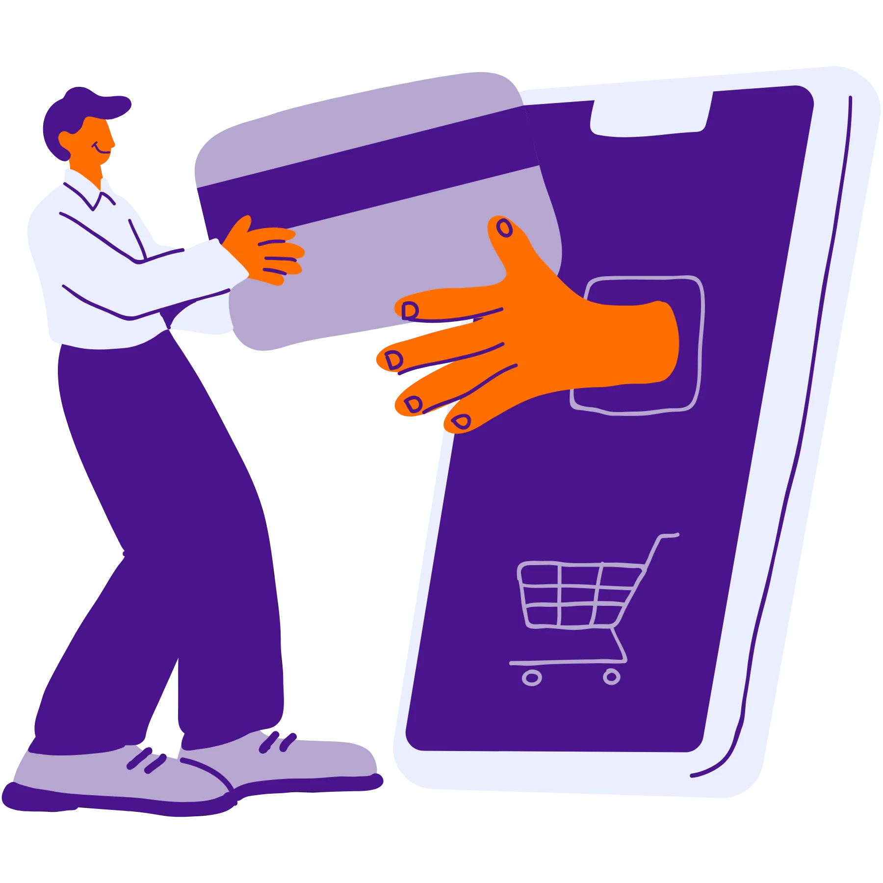 Banking and Finance with mobile app cash