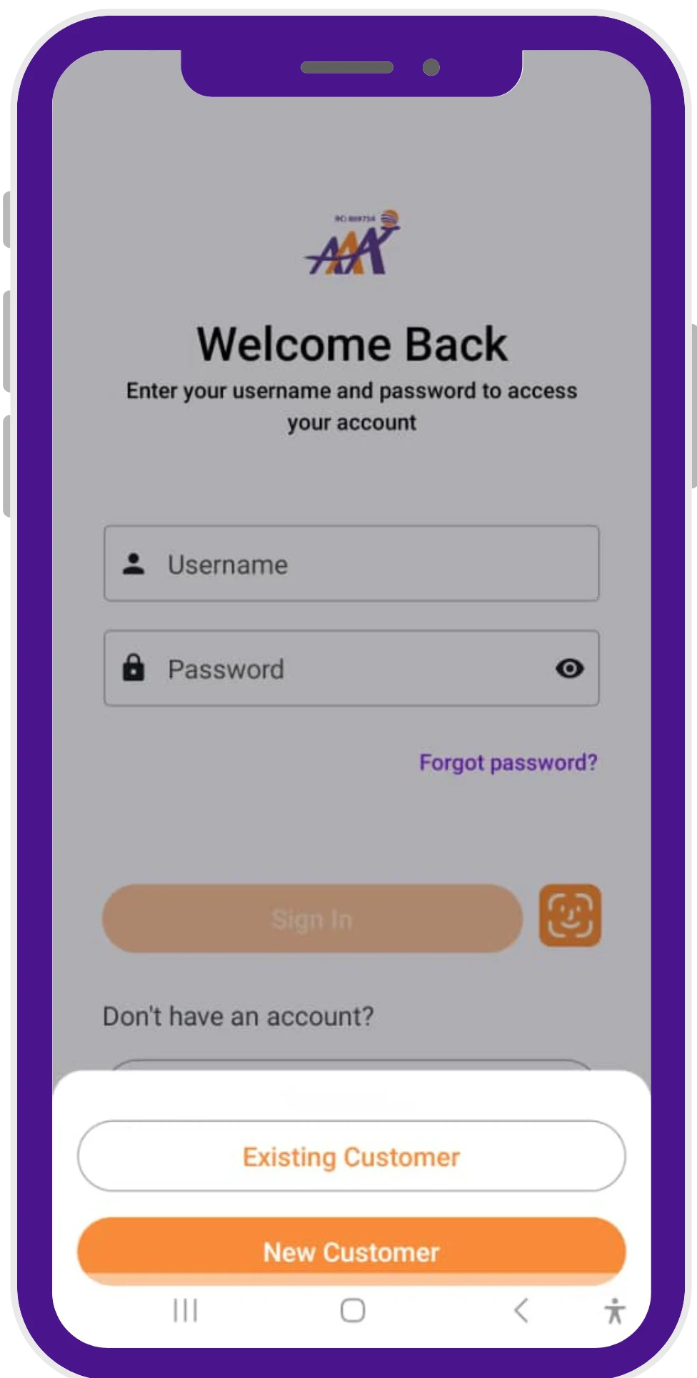 Triple A MFB Mobile App